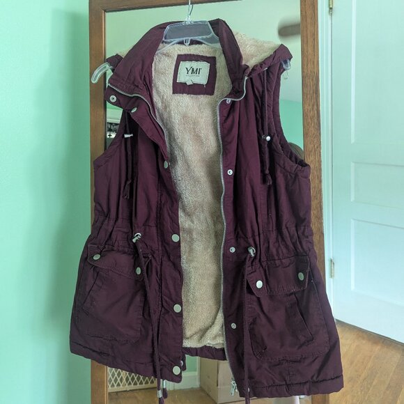 YMI Faux Fur Lined Winter Vest - Picture 4 of 4